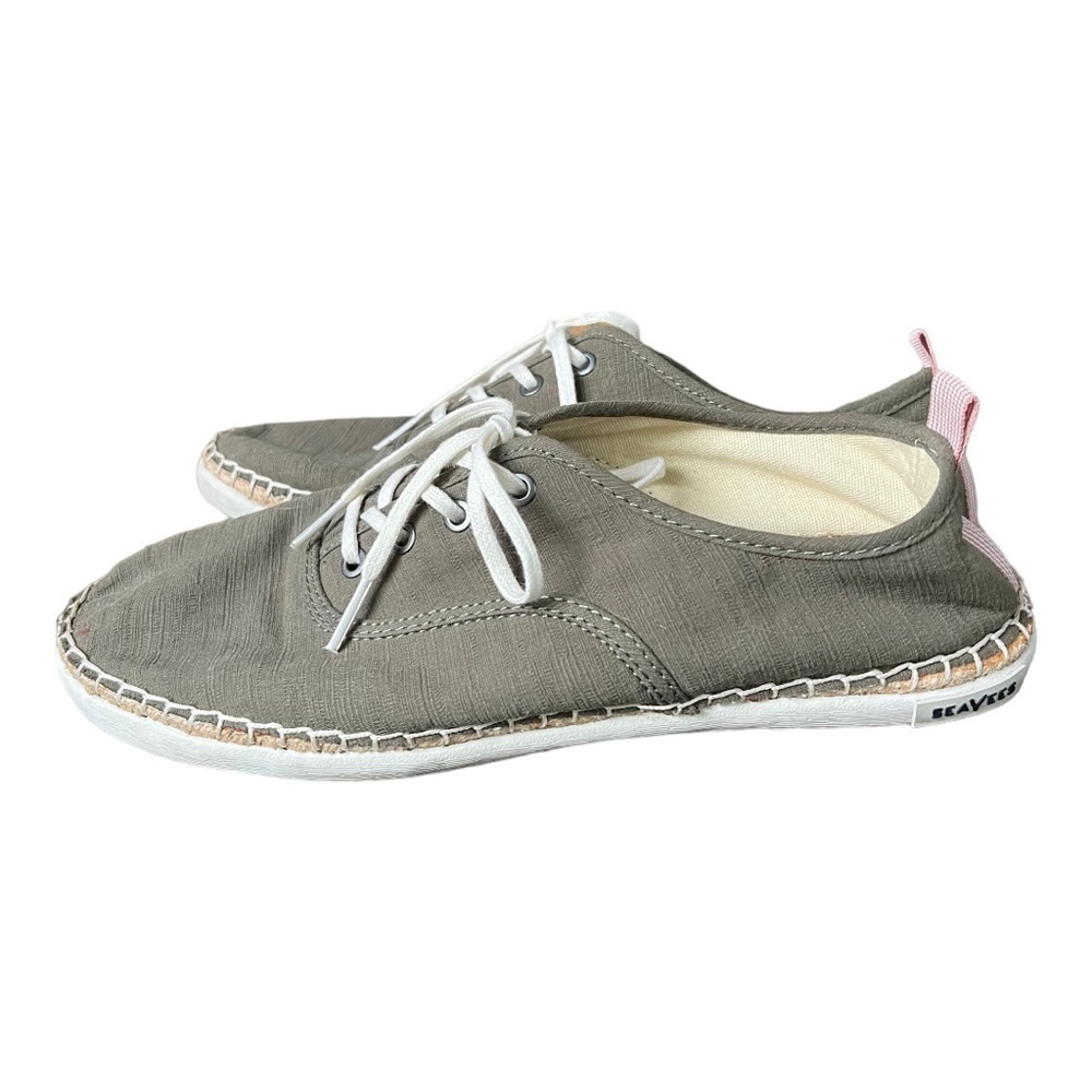 SEAVEES organic skin cotton sand sneaker shoe‎ womens size 9